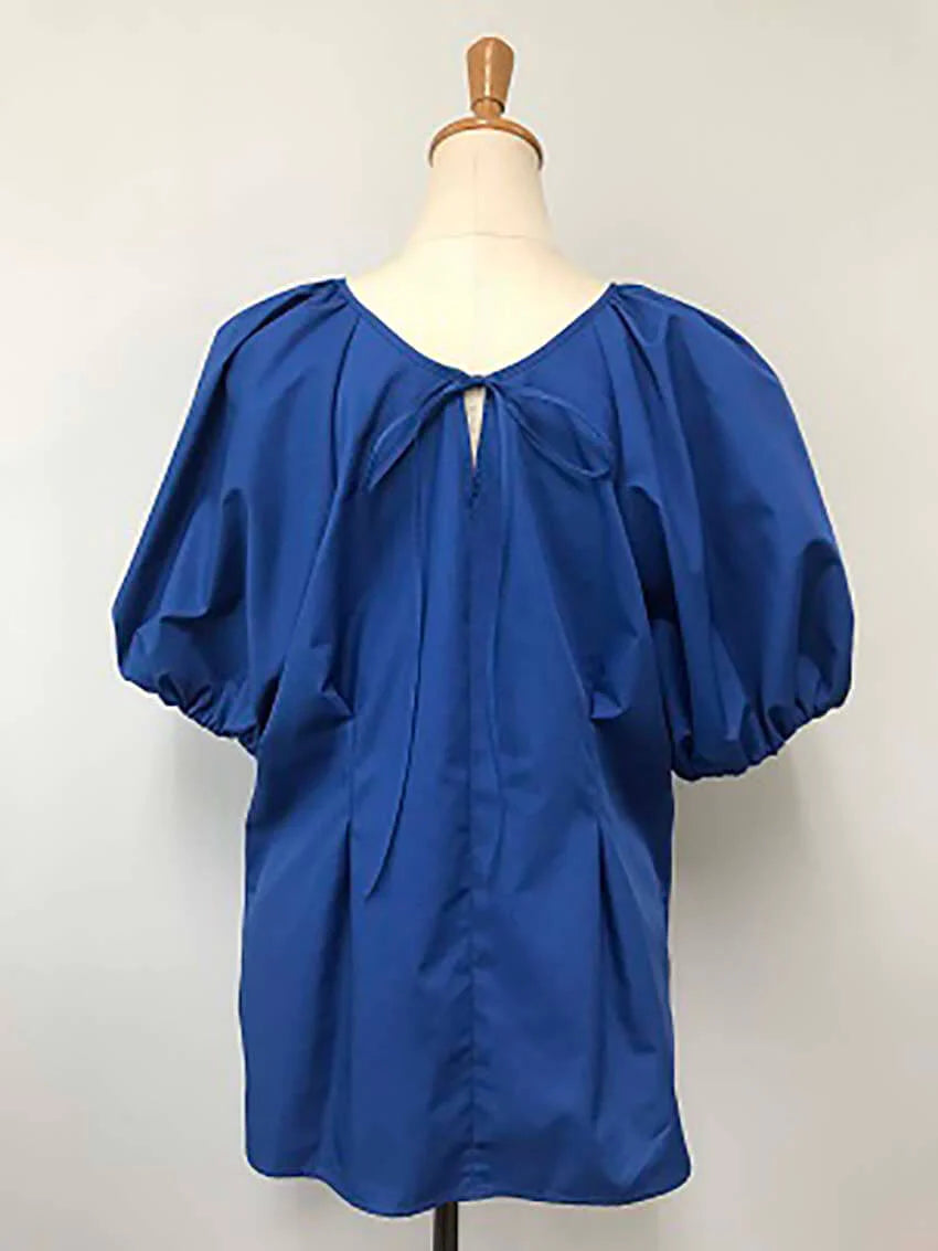 ラグランパフスリーブブラウス